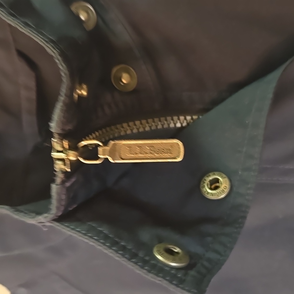 Vintage LL Bean Trench Coat - Navy - Picture 6 of 12